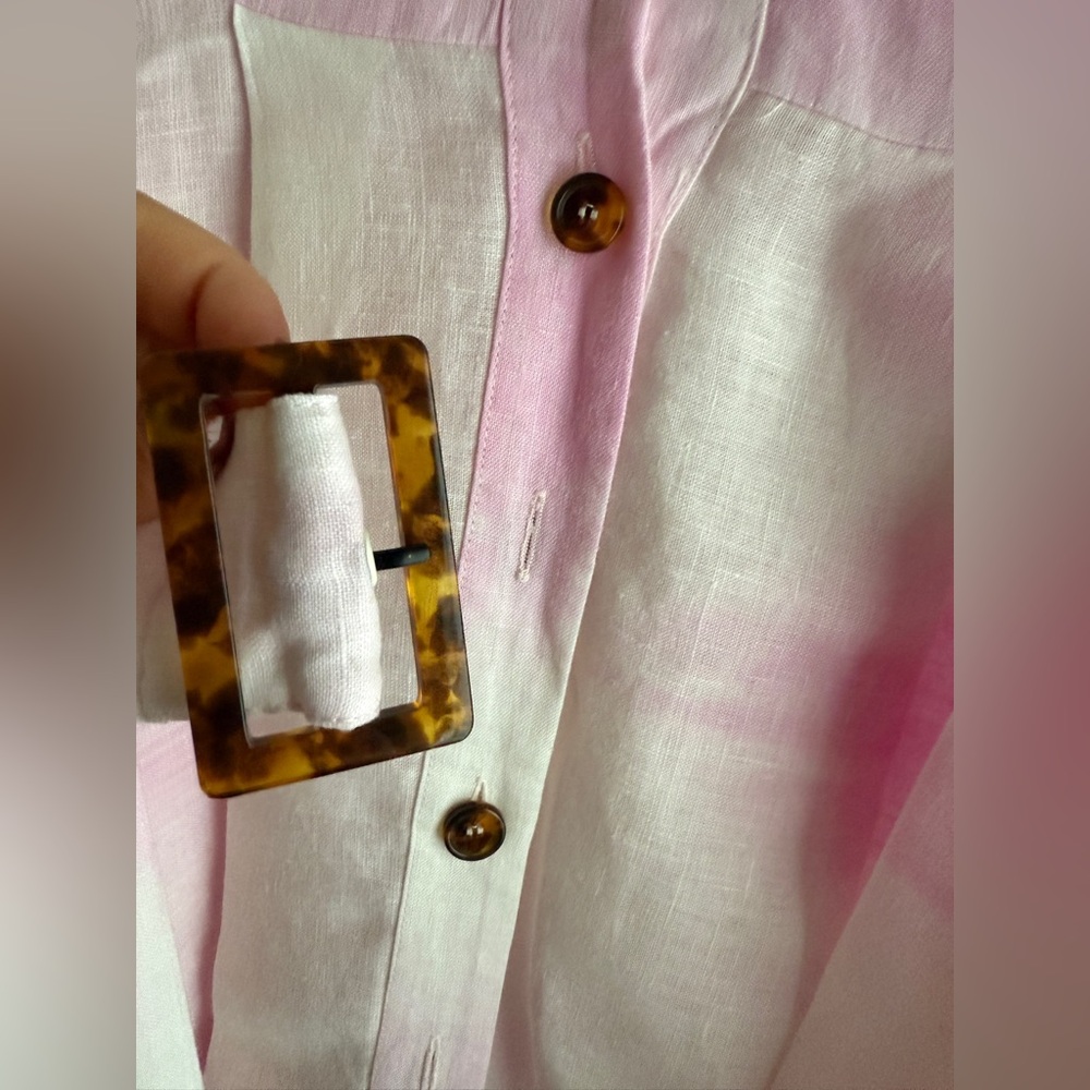 Solid & Striped Linen Maxi Dress - image 4